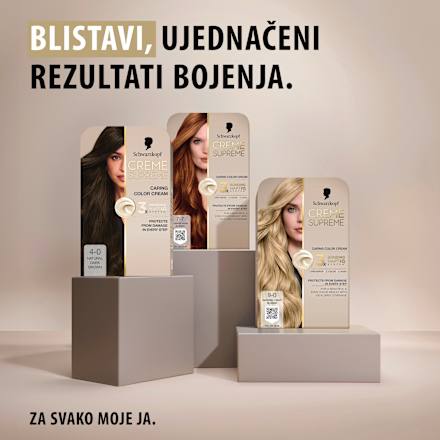 Boja za kosu Creme Supreme – 4-0 Saten Natural  Schwarzkopf CREME SUPREME