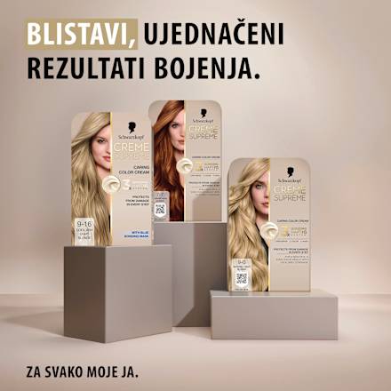 Boja za kosu Creme Supreme – 9-16 Cool Ash Very Light Blonde Schwarzkopf CREME SUPREME