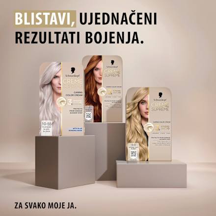 Boja za kosu Creme Supreme – 10-55 Cool Silverblond Schwarzkopf CREME SUPREME
