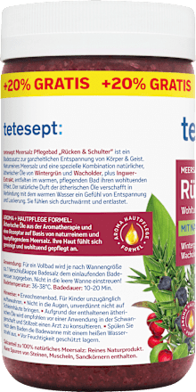 Meersalz-Pflegebad Rücken & Schulter tetesept