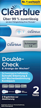 Schwangerschaftstest Double-Check Clearblue