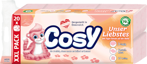 Toilettenpapier Print 3-lagig Cosy