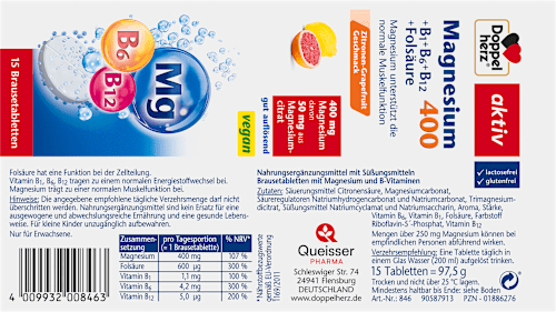 aktiv Magnesium Brausetabletten Doppelherz