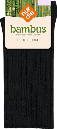 Boots Socke schwarz, Größe 35 - 38 (1 Paar) nur die
