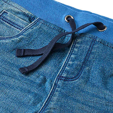 Jeans mit schmalem Schnitt & Rippbund, blau, Gr. 134 ALANA