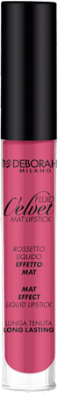 tekutá matná rtěnka Fluid Velvet 29 Deep Rose DEBORAH MILANO