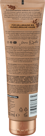 Farb-Glanzbehandlung Glossing - Chocolate Brown  Langhaarmädchen