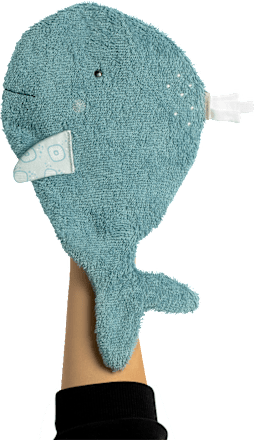 Waschhandschuh Wal fehn