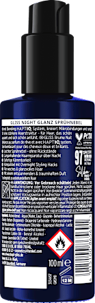 Haarkur Night Glanz Sprühnebel Schwarzkopf GLISS