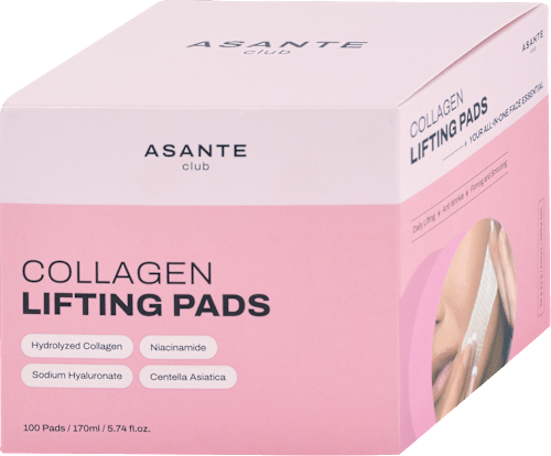 Liftingové pleťové tampóny Collagen ASANTE