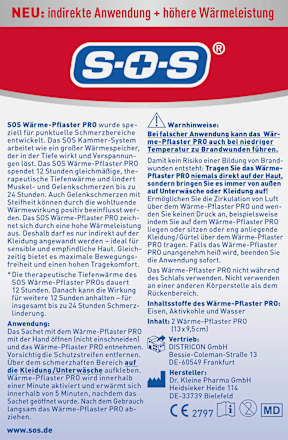 Wärmepflaster PRO SOS