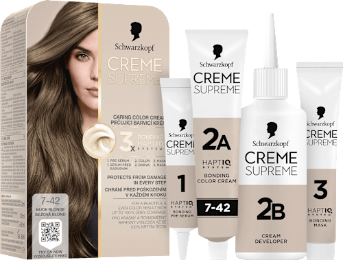 barva na vlasy Creme Supreme 7-42 Béžová blond Schwarzkopf CREME SUPREME