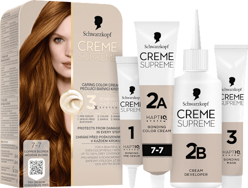 barva na vlasy Creme Supreme 7-7 Měděná blond Schwarzkopf CREME SUPREME