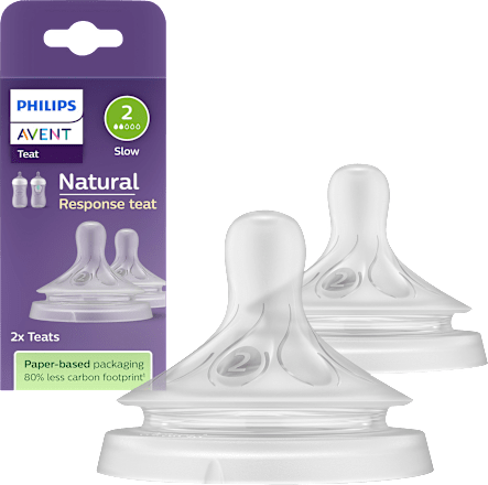 Trinksauger Natural Response Silikon, Durchflussrate 2 PHILIPS AVENT