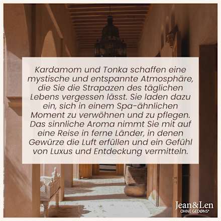 Cardamom Tonka Eau de Toilette  Jean&Len