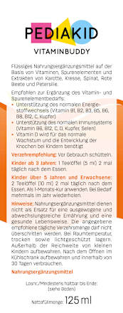 Vitaminbuddy 17 Vitamine & Spurenelemente PEDIAKID