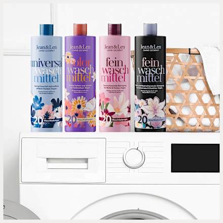 Colorwaschmittel flüssig Wasserlilie&Lotus Jean&Len