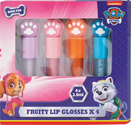 Darčekové balenie Paw Patrol Fruity Lip Glosses PAW PATROL