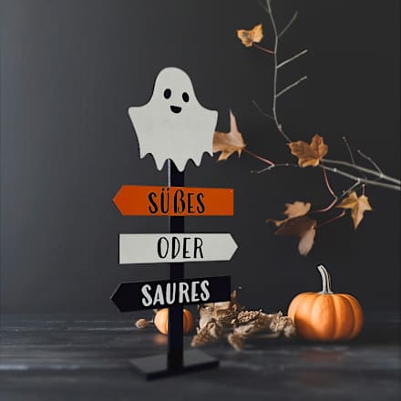 Holzaufsteller, Geist "Süßes oder Saures" Dekorieren & Einrichten