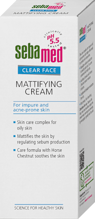 Clear Face matující pleťový krém sebamed