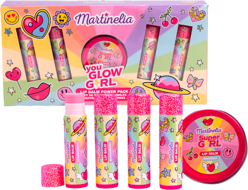 sada balzámů na rty Super Girl Martinelia