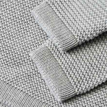 Pullover aus Strick mit Raglan-Ärmeln, grau, Gr. 140 ALANA