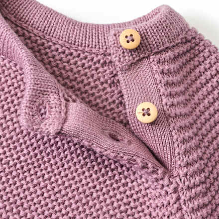 Pullover aus Strick mit Raglan-Ärmeln, lila, Gr. 74 ALANA