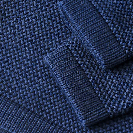 Pullover aus Strick mit Raglan-Ärmeln, blau, Gr. 116 ALANA