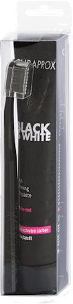 Black is White pasta za izbjeljivanje zuba i četkica za zube 5100 CURAPROX