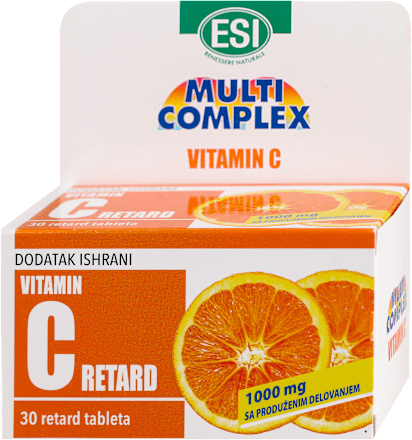 MULTI COMPLEX VITAMIN C 100mg tablete RETARD sa produženim dejstvom ESI