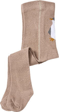 Strumpfhose mit Pinguin-Motiv, braun, Gr. 86/92 ALANA