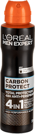 Pánsky antiperspirant v spreji Carbon Protect 5v1 L'ORÉAL PARiS MEN EXPERT