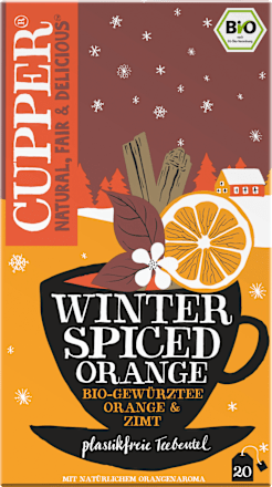 Gewürztee "Winter Spiced Orange" mit Orange & Zimt (20 Beutel) Cupper