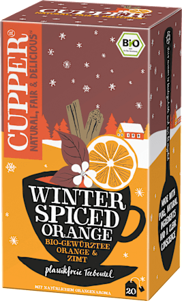 Gewürztee "Winter Spiced Orange" mit Orange & Zimt (20 Beutel) Cupper