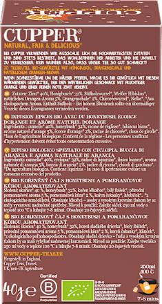 Gewürztee "Winter Spiced Orange" mit Orange & Zimt (20 Beutel) Cupper