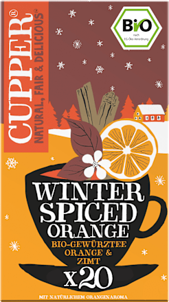 Gewürztee "Winter Spiced Orange" mit Orange & Zimt (20 Beutel) Cupper
