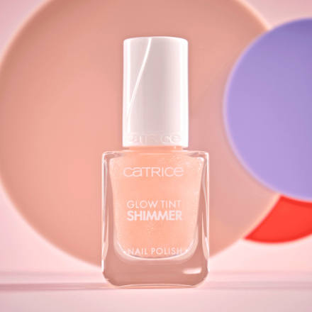 Lak na nechty Glow Tint Shimmer - 030 Sparkle Symphony CATRICE