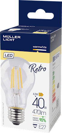 LED Glühbirne Retro 40 Watt Müller Licht