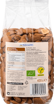 Mandorle intere bio, maxi pack dmBio