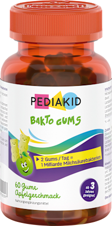Bakto Gums Apfelgeschmack 60 St PEDIAKID