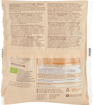 Brezeln, Dinkel mit Sesam dmBio