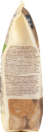 Špaldové sušienky s lieskovcami dmBio