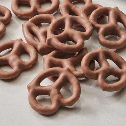 Mini brezel al cioccolato senza glutine  dmBio
