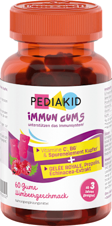 Immun Gums Himbeergeschmack 60 St PEDIAKID