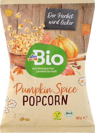 Bio pumpkin spice popcorn dmBio
