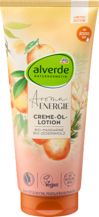 tělové olejové mléko Aroma Energie alverde NATURKOSMETIK