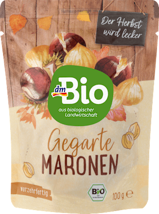 Gegarte Maronen verzehrfertig dmBio