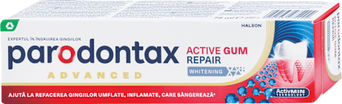 Zubná pasta Aktívna obnova ďasien Whitening parodontax