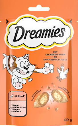 Katzensnacks mit leckerem Huhn Dreamies