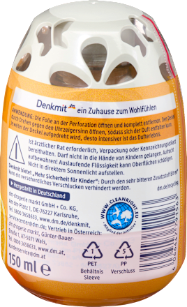 Odorizant cameră cu aroma de lămâie și portocală Denkmit